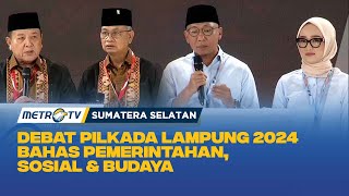 ArinalSutono amp RahmatJihan Adu Gagasan Soal Pemerintahan Sosial amp Budaya  DEBAT PILKADA 2024 [upl. by Enylhsa]