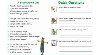 Basic Reading A Scarecrows Job Grade 1 DRP reads IB Curriculum [upl. by Yekcin]