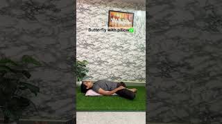 Period pain relief exercise viralvideo youtubeshorts ytshorts shorts [upl. by Iad]