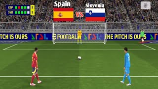 👉Penalty kick Spain vs Slovenia  Spain vs Slovenia full Match Highlights [upl. by Ihel]