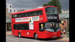 Route 85  From Kingston Hall Road to Putney Bridge Station [upl. by Loresz]