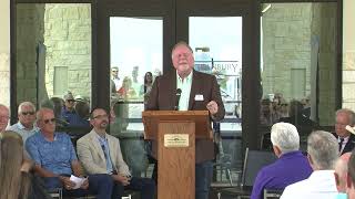 Granbury Regional Airport New Terminal and New Runway Ribbon Cutting and Plaque Dedications [upl. by Donell529]