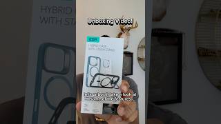 ESR Hybrid Case with Stash Stand Unboxing iphone16pro ESR [upl. by Natty]