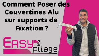 Comment poser des couvertines Aluminium sur supports de fixation [upl. by Filler]