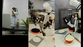 A Concept video NEXTAGE Avatar Robot Service Pancake Party [upl. by August]