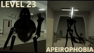 HOSPITAL  Roblox Apeirophobia  Level 23  Ending 1 and Ending 2 Chapter 2 [upl. by Lennahc]