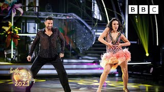 Amanda Abbington and Giovanni Pernice Salsa to Oye by Gloria Estefan ✨ BBC Strictly 2023 [upl. by Nimrahc]