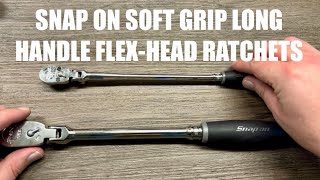 Snap on Soft Grip Long Handle FlexHead Ratchets 38” and 14” [upl. by Shanon]