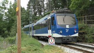 Meter Gauge Rack Railway in Pyrenees Mountains [upl. by Assenaj261]