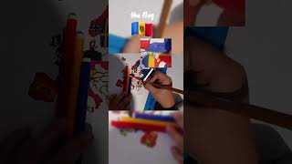 Moldovan flag drawing artandcraft draw [upl. by Asilav]