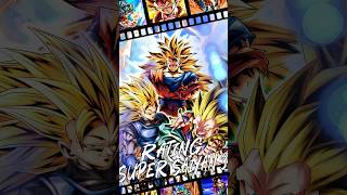 RATING EVERY SSJ3 UNIT IN DRAGON BALL LEGENDS Pt3 shorts [upl. by Phillie506]