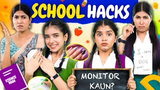 School Hacks  Teacher vs Student  Topper vs Failure  Anaysa [upl. by Zulch441]