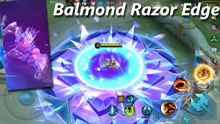 BALMOND NEW SPECIAL SKIN quotRAZOR EDGEquot  MOBILE LEGENDS NEW SKIN [upl. by Serilda899]