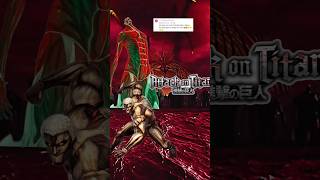 Armin colossal Titan x Reiner armored Titan vs attack on Titan anime shorts [upl. by Silvio]