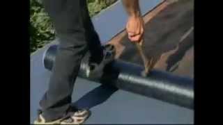 Low Slope Roofing  Installing Liberty Base Sheet [upl. by Kyle]