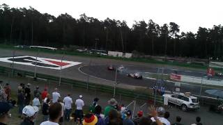 Maldonado and Grosjean Crash 2010 GP2 at Hockenheim AMATEUR VIEW [upl. by Ela]