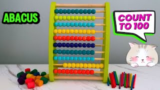 Lesson 1 How to Properly Use an Abacus  Counting to 100  Abacus Classes for Beginners [upl. by Fenner]