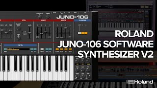 Roland JUNO106 Software Synthesizer v2 Overview [upl. by Shara]