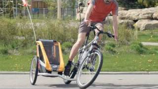 Sidecarrier Bicycle Trailer  Chariot Carriers [upl. by Dorcas]