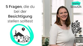 Hauskauf Diese 5 Fragen solltest du bei der Besichtigung stellen 💬 [upl. by Malas]