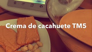 Crema de cacahuete  Recetas Thermomix [upl. by Ihcehcu]