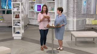 Pikolinos Leather Ankle Strap Sandals  Cadaques on QVC [upl. by Klina]