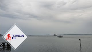 Wightlink Ferries at Portsmouth Harbour [upl. by Einamrej254]