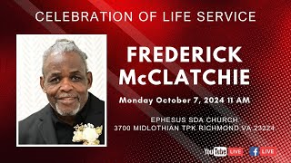 Celebration of Life Service for Frederick McClatchie [upl. by Tate]