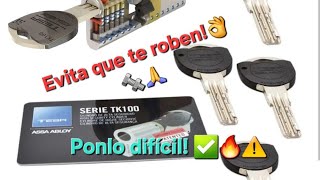 ➡️Stop Okupas⛔️Robos ⚠️ cambia cerradura ➕️ seguridad 🔐 escudo acorazado 🔑 Evita robos protección ✅️ [upl. by Cory]