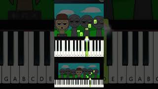 How to play Incredibox Sprunki  Tunner Theme Easy Beginner Piano Tutorial [upl. by Kyrstin]