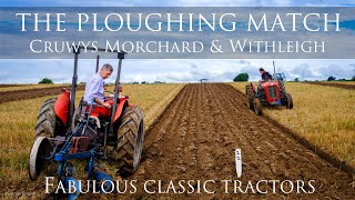 The Ploughing Match  Plenty of Classic Tractors to see ploughing in Devon [upl. by Burt]