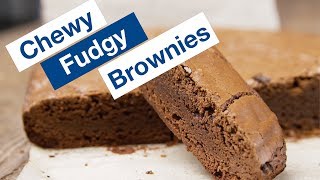 How To Make Chewy Brownies Recipe  Glen And Friends Cooking [upl. by Nnyw]