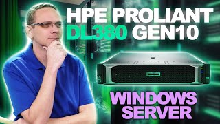 HPE ProLiant DL380 Gen10 Windows Server  How to Install Windows Server 2019  Server OS Install [upl. by Nwahsuq362]