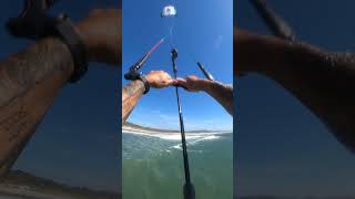 9m north orbit pro kite loop and jump over surfer kitesurfer kitesurfing kiteloop [upl. by Ahnavas]