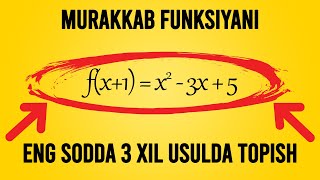 68dars Murakkab funksiya Yangi toplam 1qism Matematika [upl. by Jacklin]