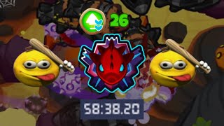 BTD6 2nd Place  Ranked Elite Blastapopoulos 2 Sulfur Springs 26 Tiers in Under an Hour [upl. by Eceinahs]