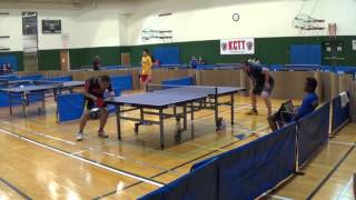 Jeff Xiao vs Danny Seemiller Jr  KCTT Open 2016 [upl. by Yaker]