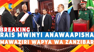 🔴LIVE RAIS MWINYI ANAWAAPISHA MAWAZIRI WAPYA WA ZANZIBAR IKULU [upl. by Corwin]