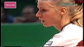 Kim Clijsters v Elena Dementieva 2001 Leipzig SF highlights [upl. by Eugenio]