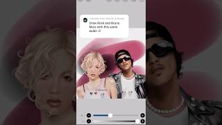 Rosé and Bruno mars digital art shorts [upl. by Odnarb]