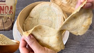 Add water to quinoa blend and panfry healthy and delicious wrap is ready Glutenfree！ [upl. by Christalle]