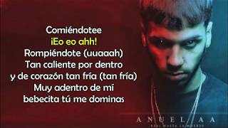 Anuel AA  Mia  2019 LETRA [upl. by Dawn]