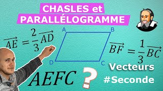 Démontrer un PARALLÉLOGRAMME à partir de propriétés et Chasles  Exercice Corrigé  Seconde [upl. by Dennis802]