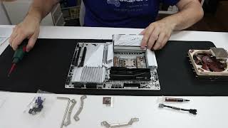 Noctua NHL12Sx77 unboxing amp installation [upl. by Ihsar]