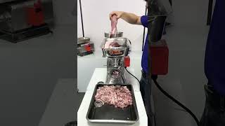 A meat grinder that can grind pork belly with skin into such large particlesshorts [upl. by Nicram]