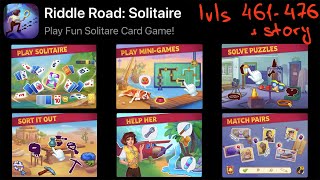 Riddle Road Solitaire Gameplay levels 461476 amp Village of Shamans story [upl. by Denney599]