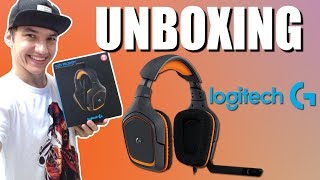 Headset Logitech G231 Prodigy Unboxing [upl. by Anoik110]