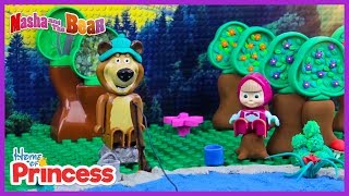 ♥ Masha and the Bear SURPRISE Compilation Mаша и Mедведь 2017 Golden Fish Garden of Ice Cream [upl. by Casmey]