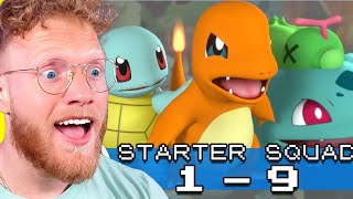 POKEMON STARTER SQUAD POKEMON ANIMATION [upl. by Derfliw]