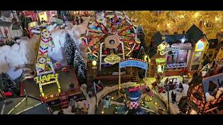 Lemax Christmas Village and Carnival Display 2023 [upl. by Roldan]